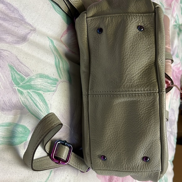 Aimee Kestenberg Grey Leather Backpack with dust bag - Picture 5 of 6